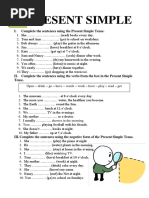 Present Simple Grammar Drills - 119621