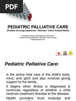 Pediatric Palliative Care