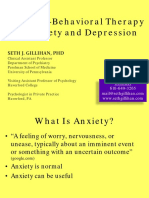 Cognitive-Behavioral Therapy For Anxiety and Depression: Seth J. Gillihan, PHD