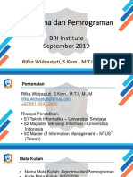 Algoritma - Pertemuan 1 PDF