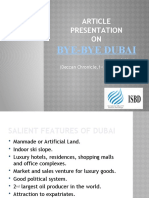 Article Presentation On Bye Bye Dubai 07.12.09