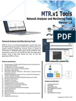 Network Analyzer and Monitoring Tools: Software Specifications