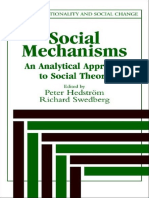 Peter Hedström, Richard Swedberg - Social Mechanisms - An Analytical Approach To Social Theory (Studies in Rationality and Social Change) (1998) PDF