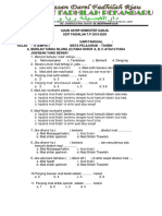 Soal Tahsin Kelas 4 Ganjil Fix Cek Sudah Print Belom