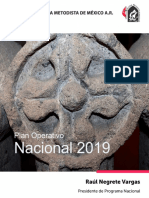 Plan Operativo Iglesia Metodista 2019