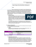 V. Design Program - Space Program, Room Data Sheets, Drawings and Diagrams