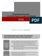 Stratanalysis Document: AZ S Brilinta Reports Favorable Trial III Results
