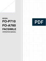 Foa760 and Fop710 Manual
