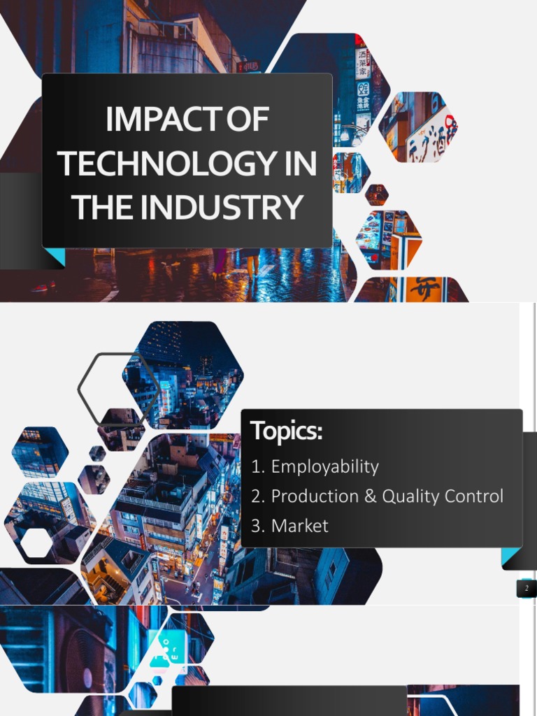 Impact of Technology in The Industry | PDF | Internet Of Things ...