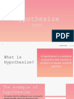 Hypothesize: Multipurpose Powerpoint