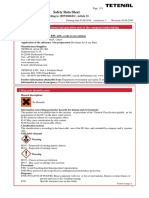 Safety Data Sheet: 1 Identification of The Substance/preparation and of The Company/undertaking