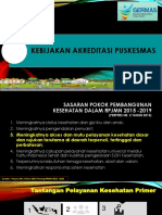 Kebijakan Akreditasi Puskesmas