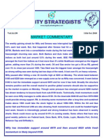 Market Commentary: Vol.14.130 11th Oct 2010