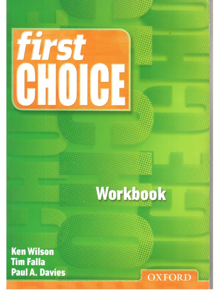 First Choice Work Book PDF | PDF