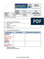 Modelo de Unidad Capacitacion La Cantuta 2018