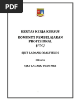 Kertas Kerja Kursus Komuniti Pembelajaran Profesional: SJKT Ladang Coalfields