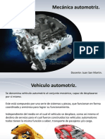 Mecánica automotriz: sistemas y construcción