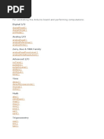 Arduino Cheat Sheet: Structure Digital I/O Data Types | PDF | Bit ...