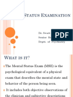 Understanding the Mental Status Exam