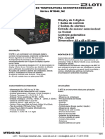 Controlador de Temperatura Mtb48