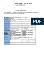 Conclusion Vocabulary