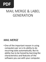 Mail Merge & La