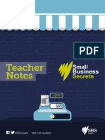 Small Business Secrets Teacher Notes