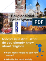 Religions and Belief System PDF