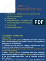 UNIT - V - Product Development Life Cycle III
