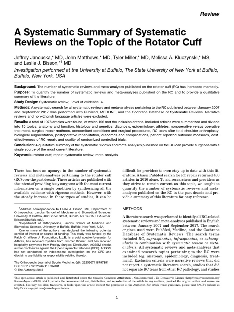 A Systematic Summary Of Systematic Meta Analysis Systematic Review