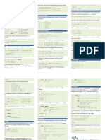 Python in A Day - Cheet Sheet