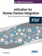 Gammification For Human Factor Integration