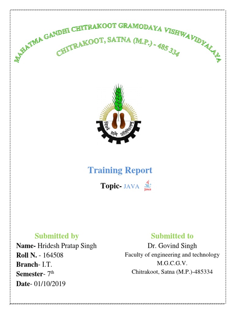 First Page Declaration Certificate Acknowledgement Pdf