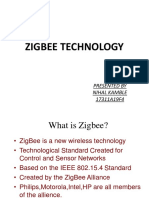 Zigbee Technology: Presented by Nihal Kamble 17311A19F4