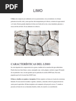 Definición y tipos de limo | PDF | Suelo | Barro