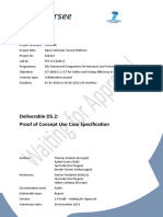 Deliverable D5.2: Proof of Concept Use Case Specification
