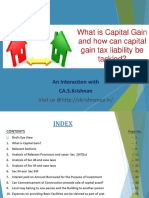 About Capital Gains Taxability