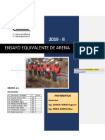 Informe Equivalente de Arena