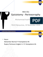 Episiotomy Perineorraphy