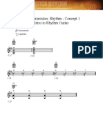 LJ's Guitaristics: Rhythm - Concept 1 Intro To Rhythm Guitar