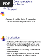 Principles and Practice 2 Edition T.S. Rappaport: Chapter 5: Mobile Radio Propagation: Small-Scale Fading and Multipath