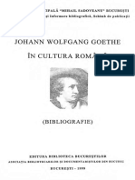 JohannWolfgangGoethe InCulturaRomana 1999 PDF