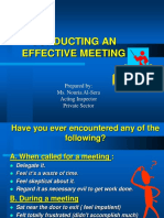 Effective Meeting