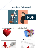 How To Be A Good Professional