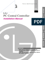 LG PC Central Controller: Installation Manual
