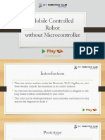 Mobile Controlled Robot Without Microcontroller