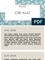 CEK ALAT UKUR