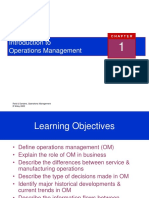 Introduction To Operations Management