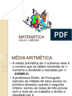 Calculo Financeiro - Medias Ponderadas