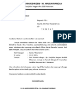 Contoh Surat Komunitas Cinta Berkain